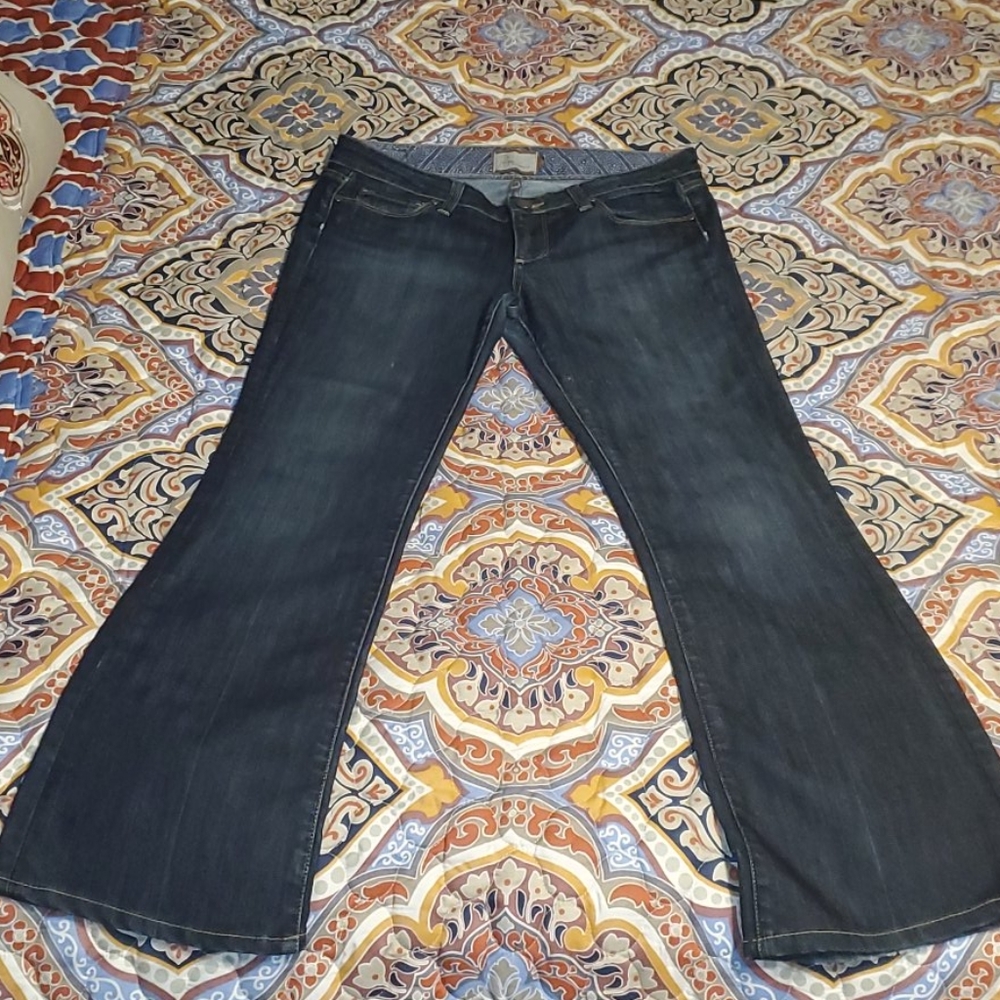 Paige Laurel Canyon low rise boot cut jeans